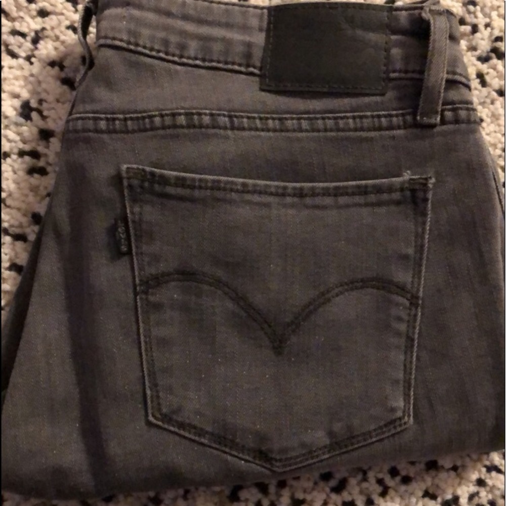 Levi Black 711 Jeans